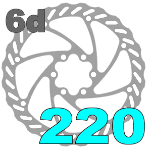 220 mm 6 děr