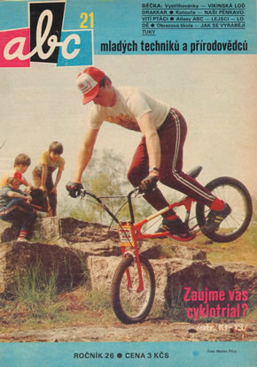 Cyklotrial v ABC magazínu pro mladé techniky a přírodovědce Cyklotrial v ABC