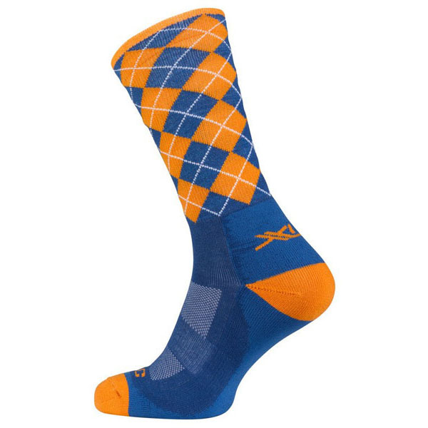 Ponožky na kolo XLC CS-L02 Freeride modré/oranžové vel. 39-41