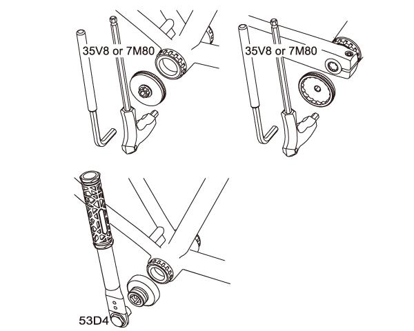 Přípravek pro IceToolz M583 pro Shimano E6000