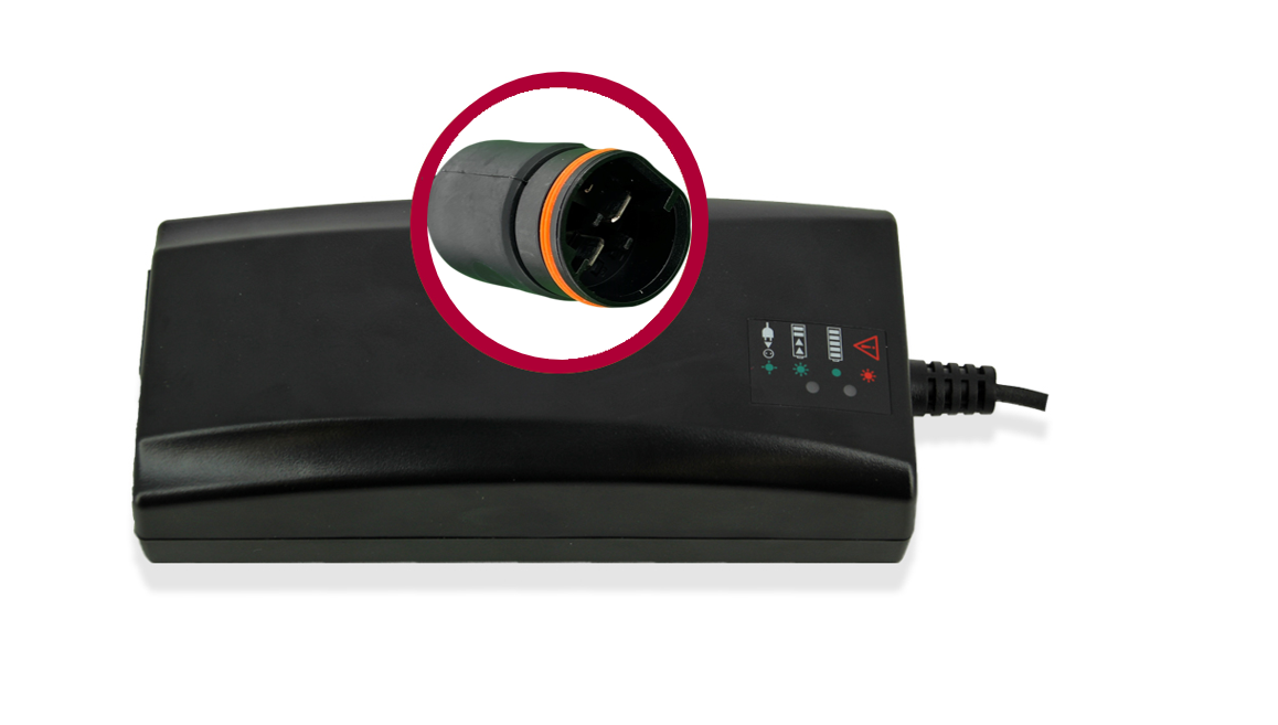 BMZ 36V 4A Hirschman plug (606329)