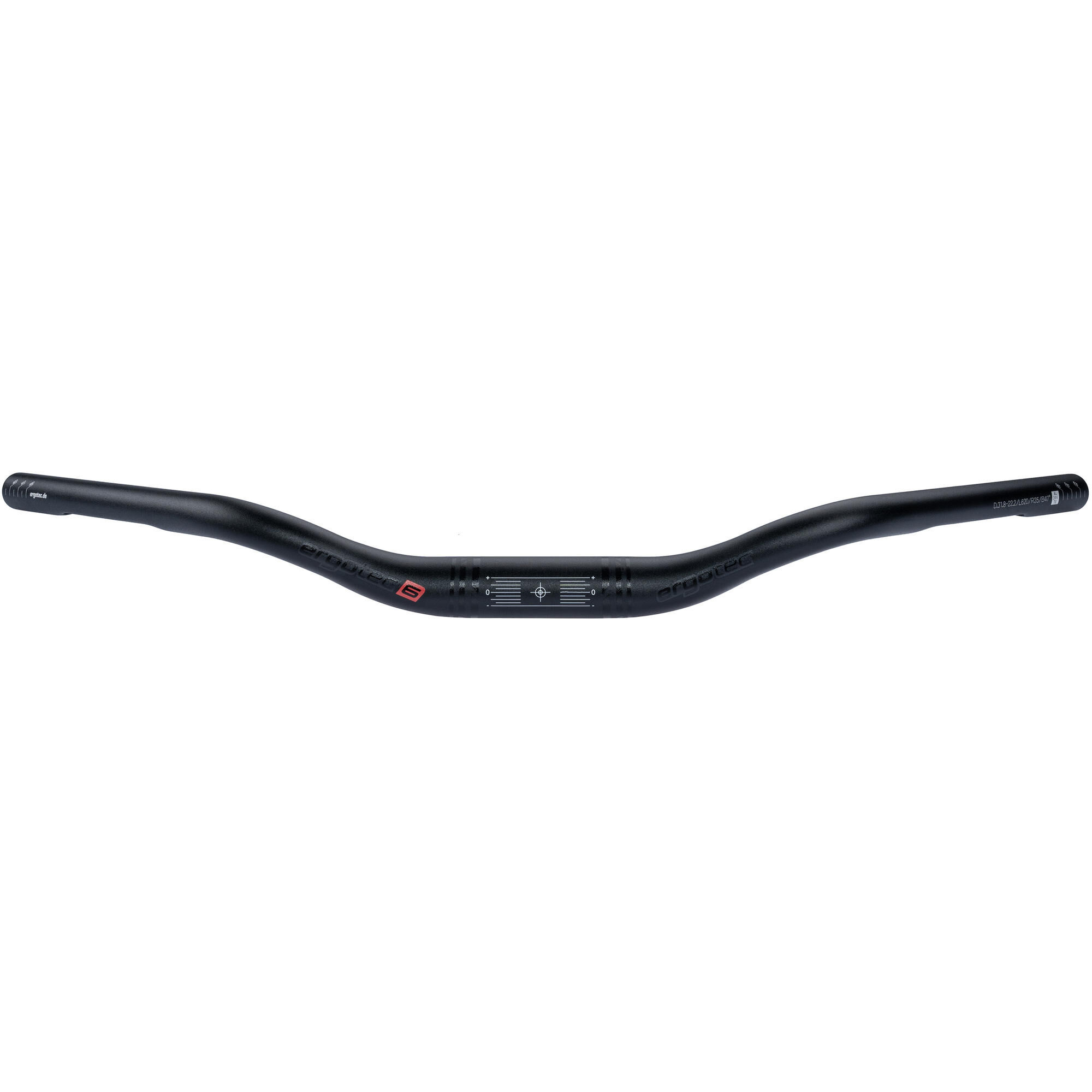 ERGOTEC Trekking I 31,8/620 mm 47° černá