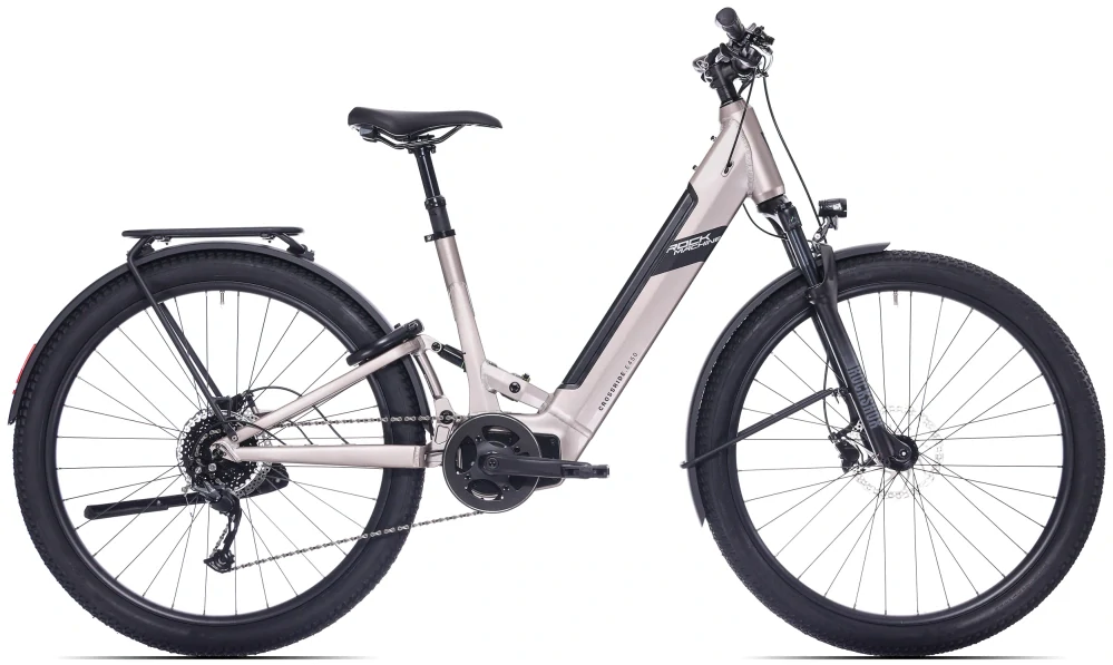 Rock Machine Crossride e450 FS Touring šedá (165–175 cm)