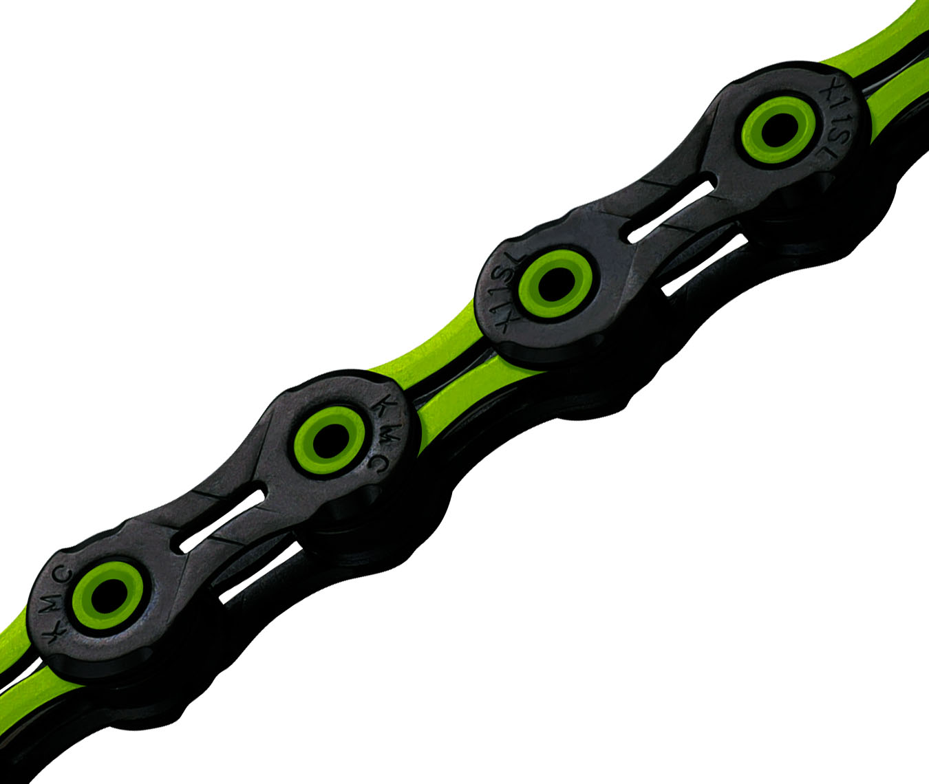 KMC DLC11 Black/Green 118 článků
