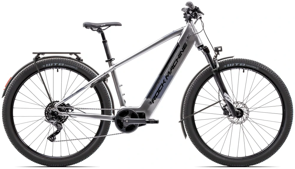 Rock Machine eStorm 70 Tour stříbrná (160-185 cm)