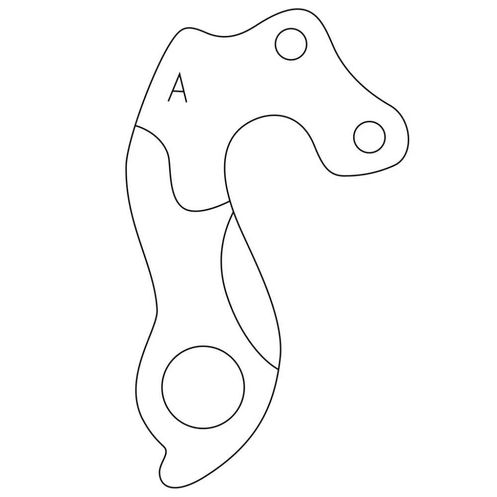 MERIDA Derailleur Hanger 8317-0000P stříbrná