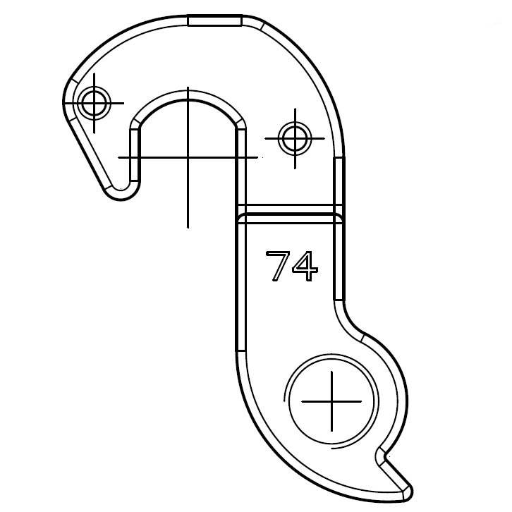 MERIDA Derailleur Hanger DH-074