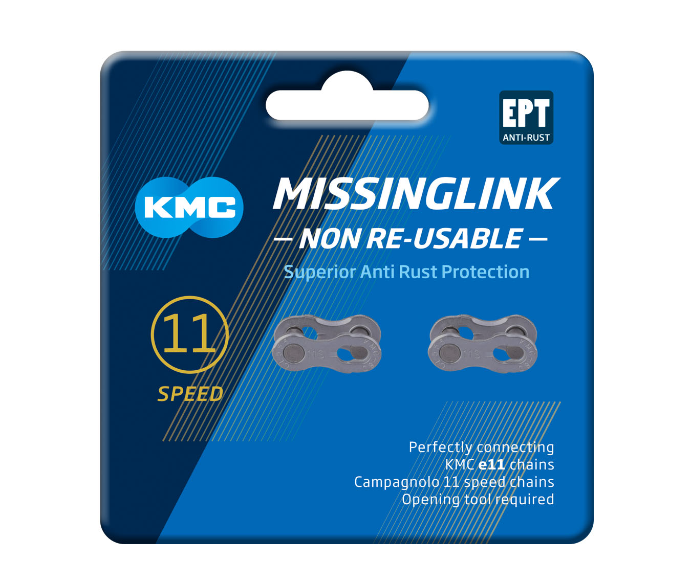 KMC MissingLink 11R EPT Silver (2 ks)