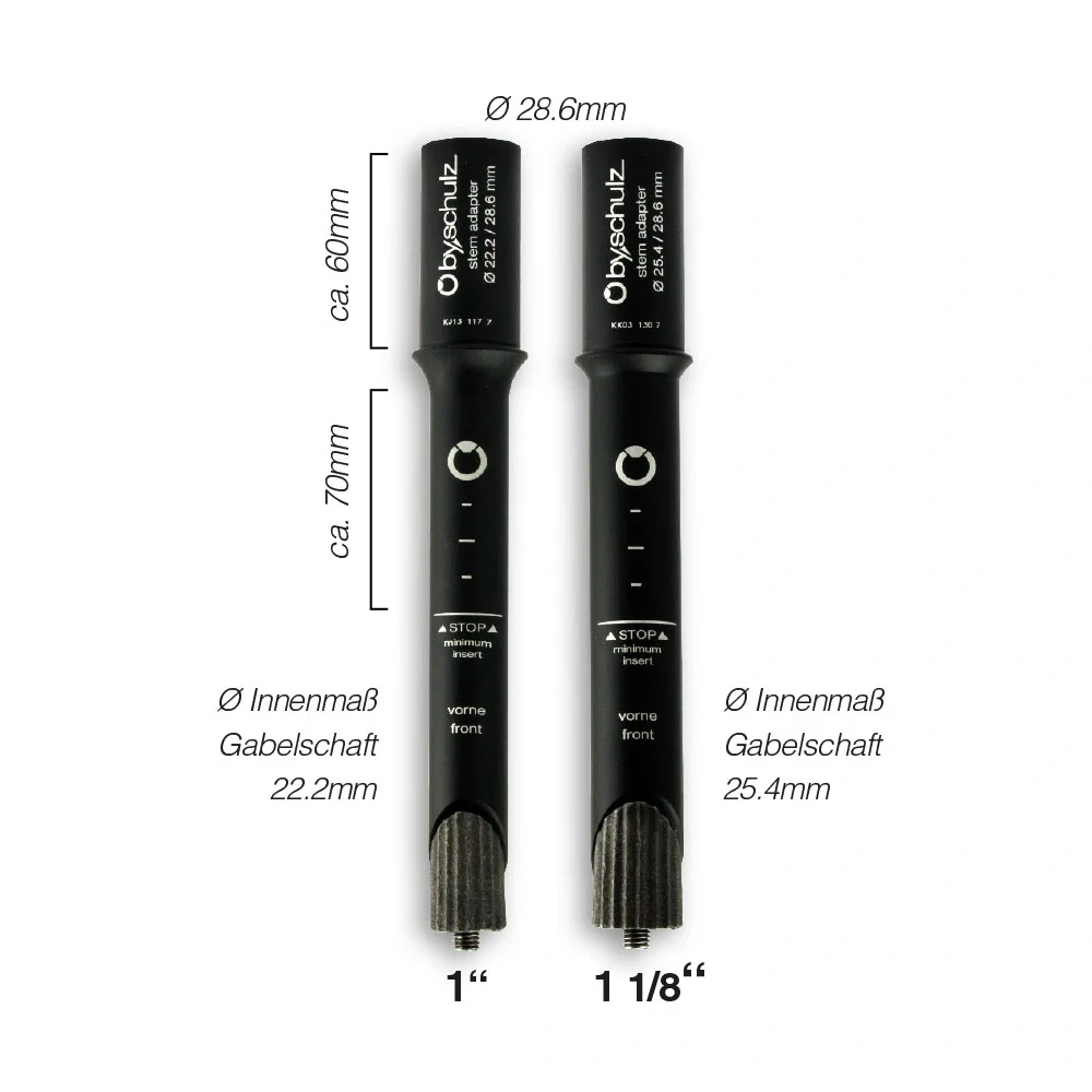 by.schulz Speedlifter A-Head Adapter Quill 1.1/8"