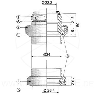 POINT CH-9070 W-1" (z 28,6 na 25,4 mm)