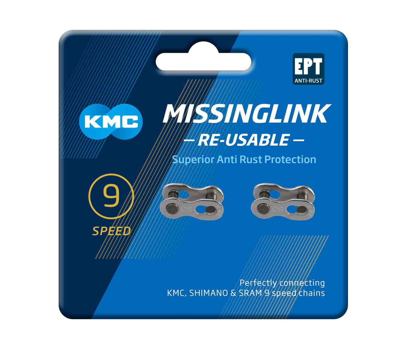 KMC MissingLink 9R Silver EPT (2ks)