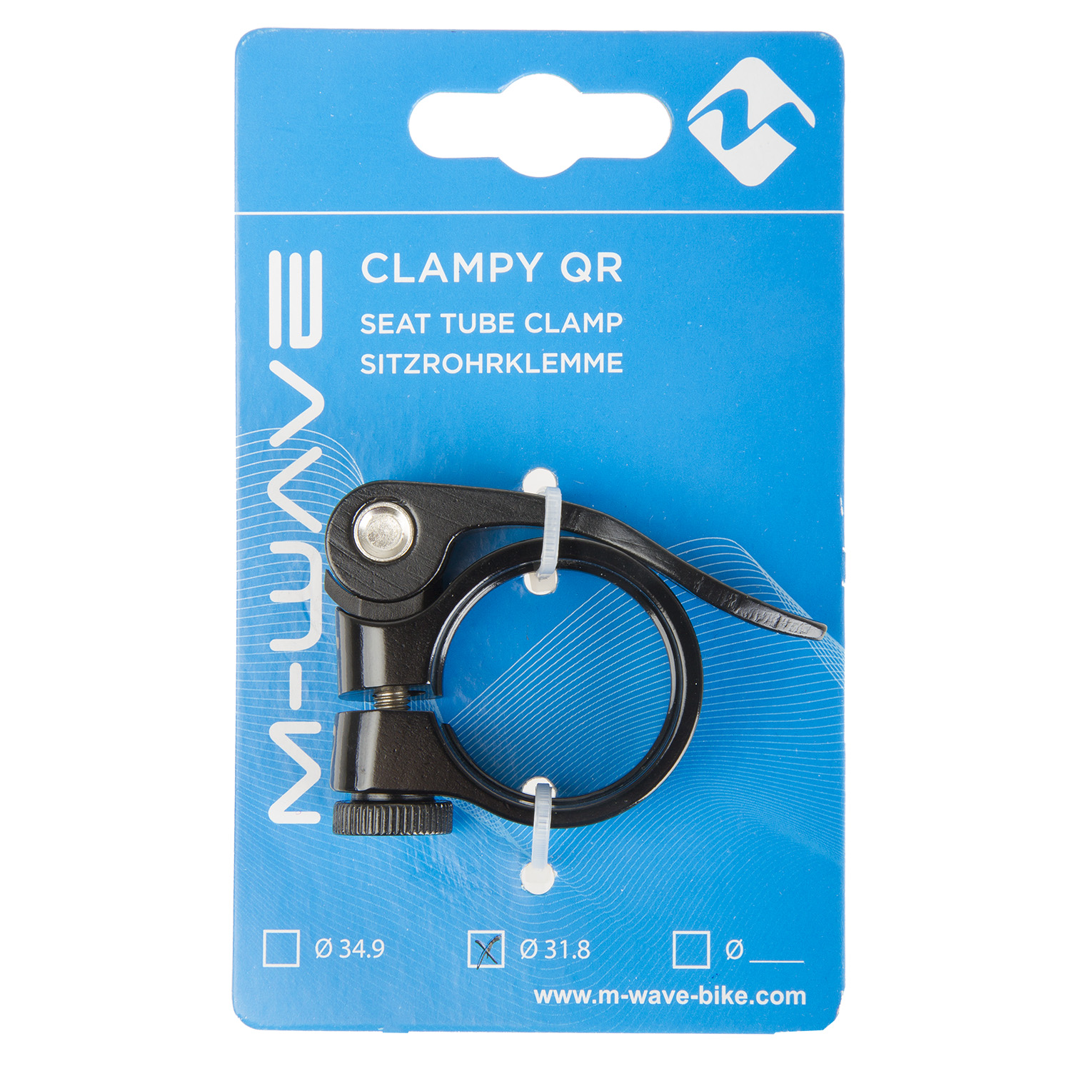 M-Wave Clampy QR Al 31.8 černá