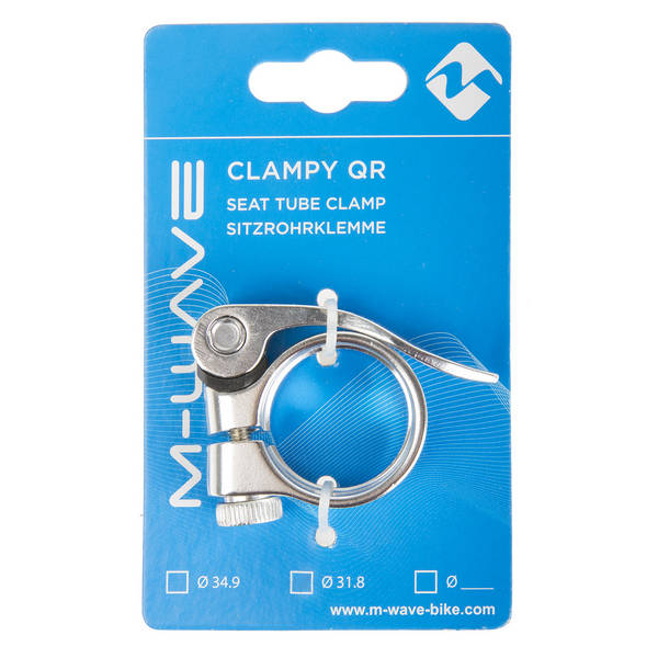 M-Wave Clampy QR Al 31.8 stříbrná