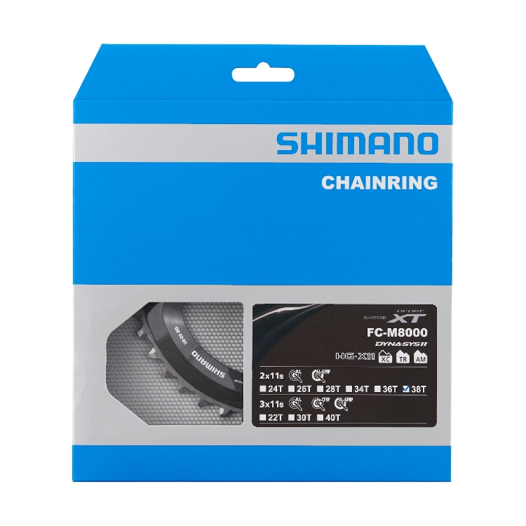 SHIMANO převodník XT FC-M8000-2 38 z 11 spd dvojpřevodník BD pro 38-28 z