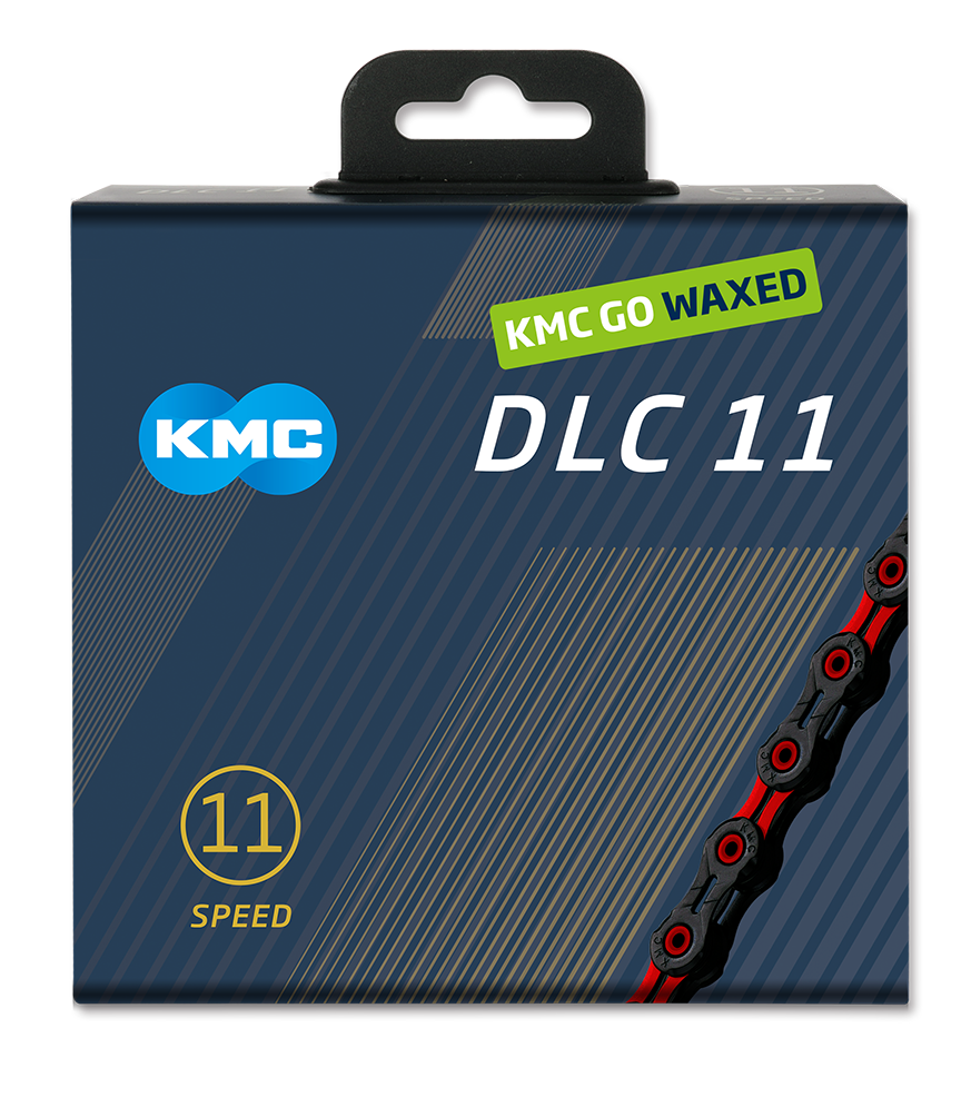 KMC DLC11 WAXED Black/Red 118 článků