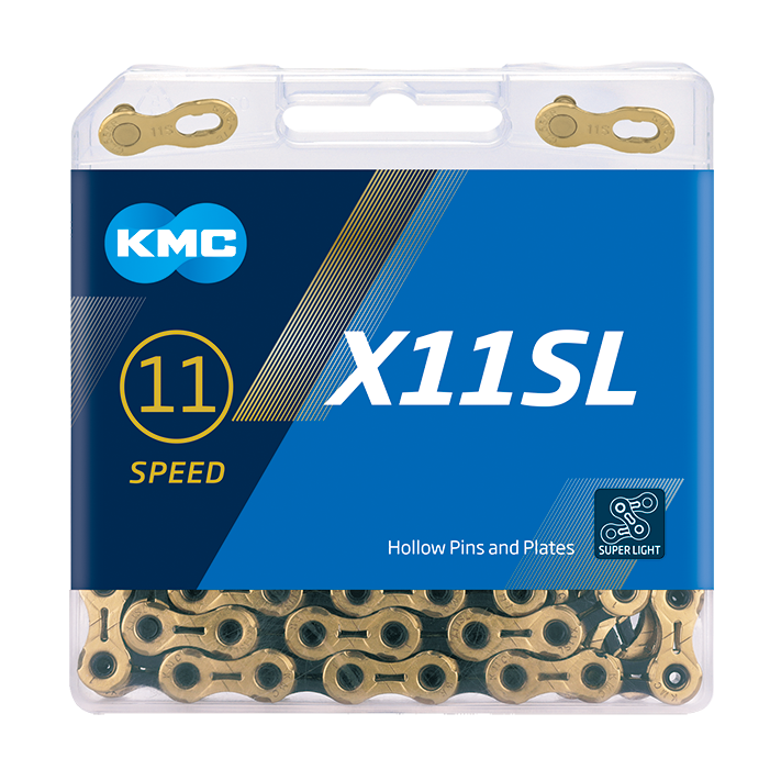 KMC X11SL Ti-N Gold/Black 118 článků