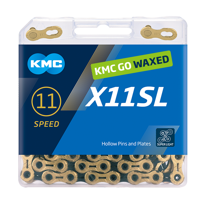 KMC X11SL WAXED Ti-N Gold/Black 118 článků