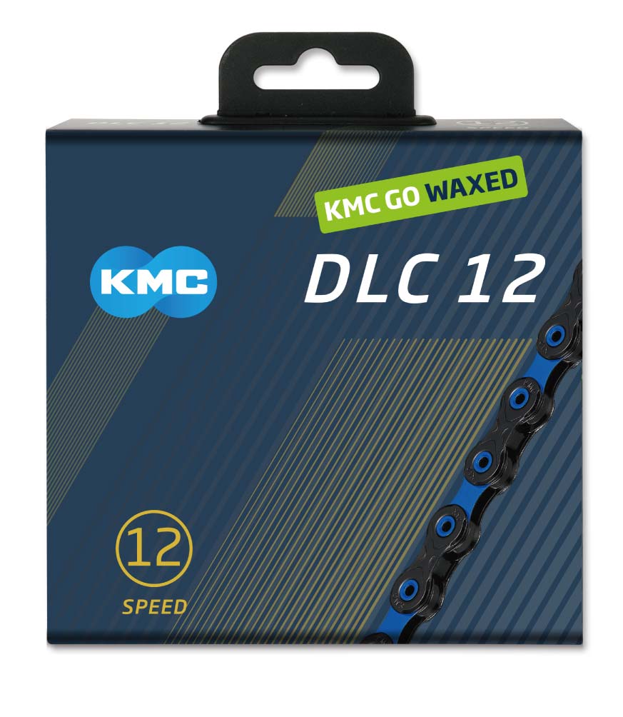 KMC DLC12 WAXED Black/Blue 126 článků