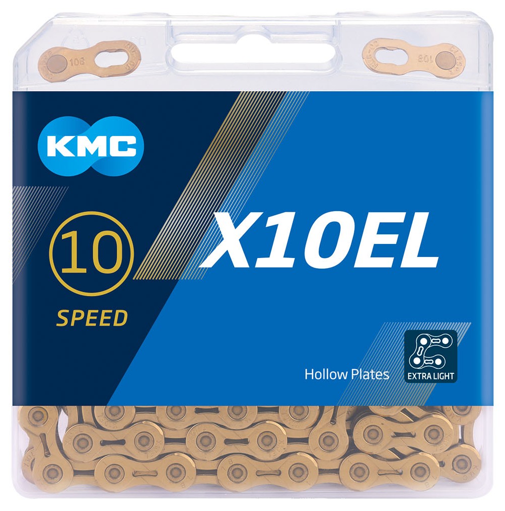 KMC X10EL Gold 114 článků