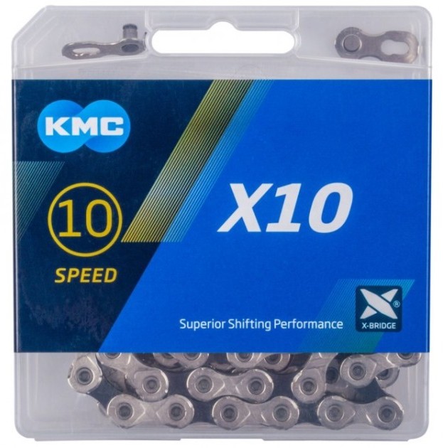 KMC X10 Silver/Black 114 článků