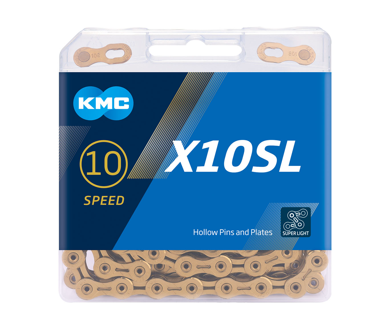 KMC X10SL Ti-N Gold 114 článků