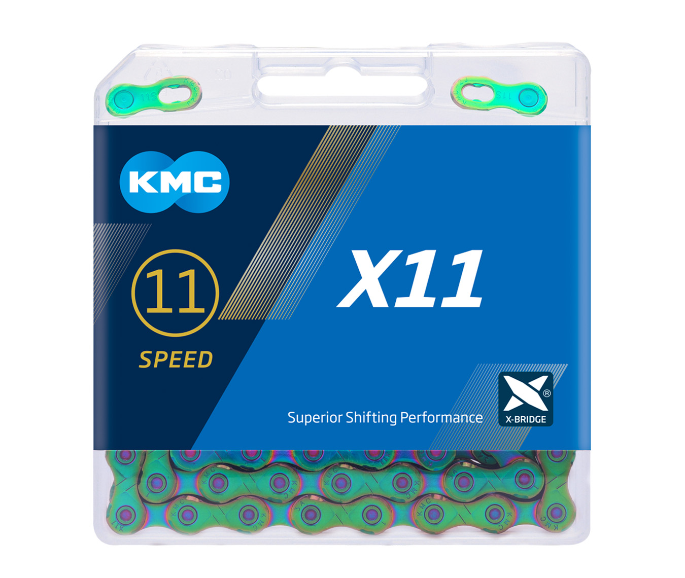 KMC X11 Aurora Blue 118 článků