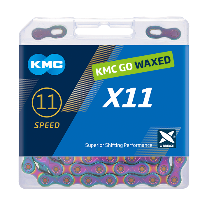 KMC X11 WAXED Aurora Blue 118 článků