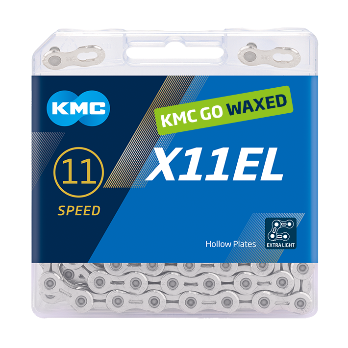 KMC X11EL WAXED Silver 118 článků