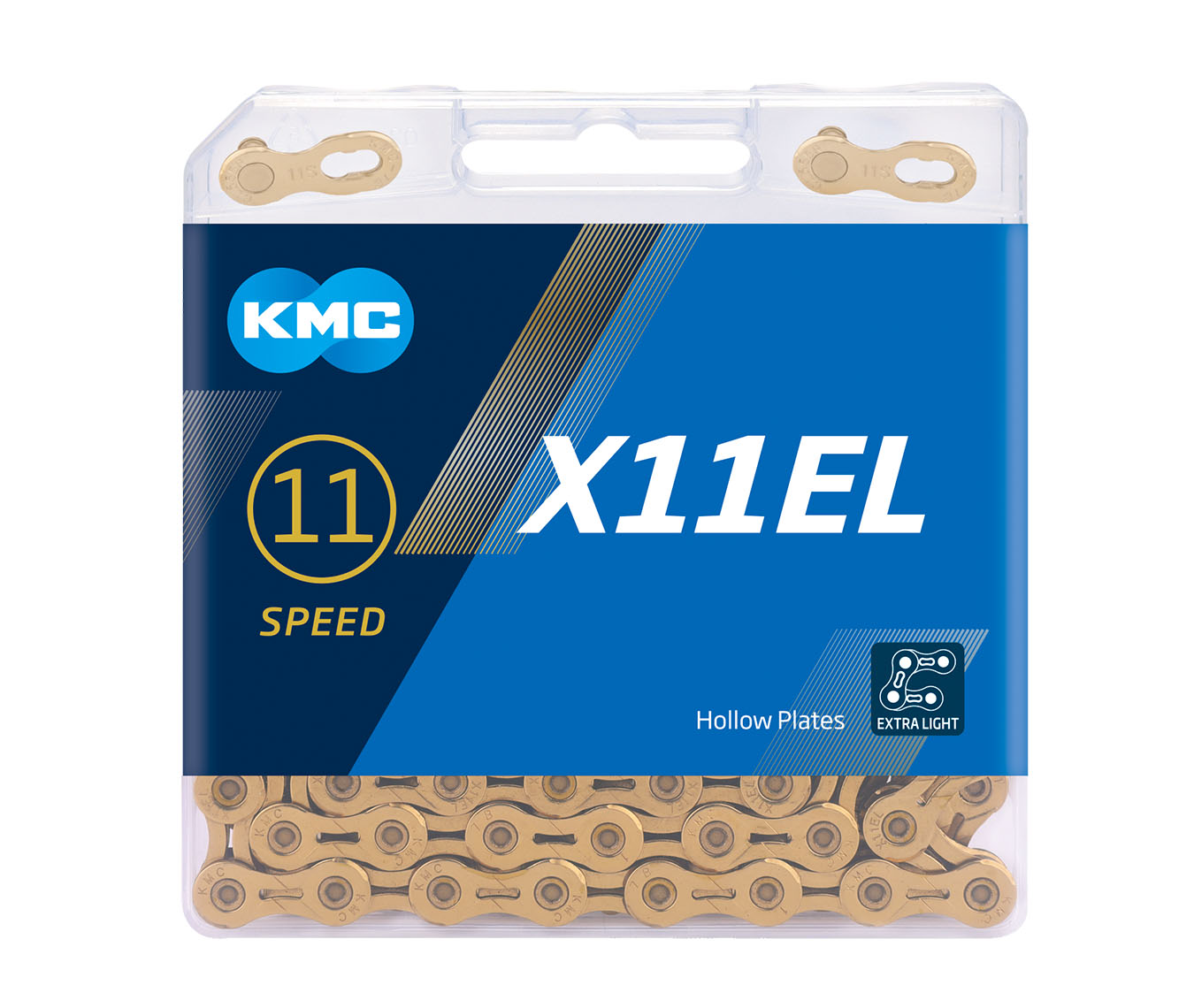 KMC X11EL Ti-N Gold 118 článků