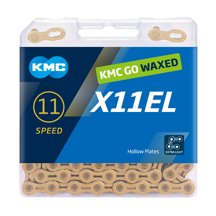 KMC X11EL WAXED Ti-N Gold 118 článků