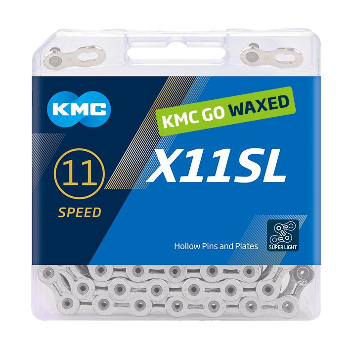 KMC X11SL WAXED Silver 118 článků