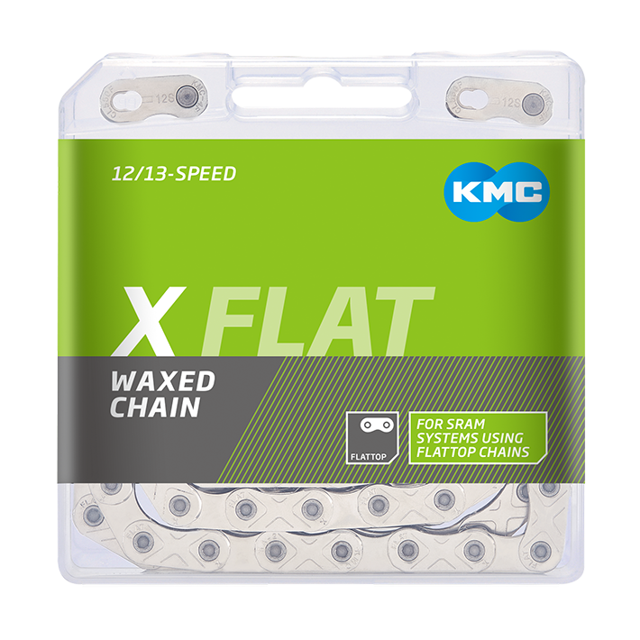 KMC X FLAT Silver 126 článků