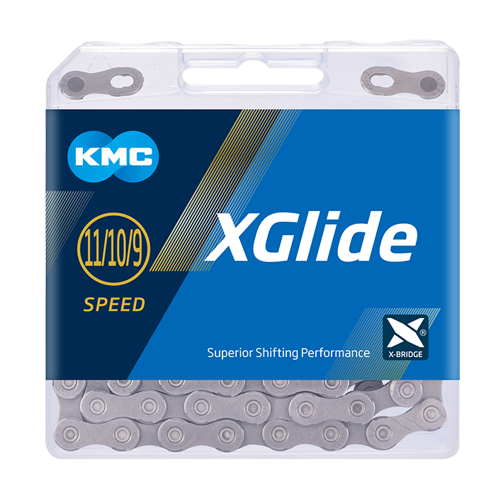KMC xGlide Grey Long 126 článků (CUES)