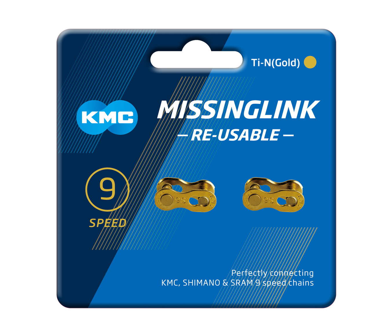 KMC MissingLink 9R Ti-N Gold (2ks)