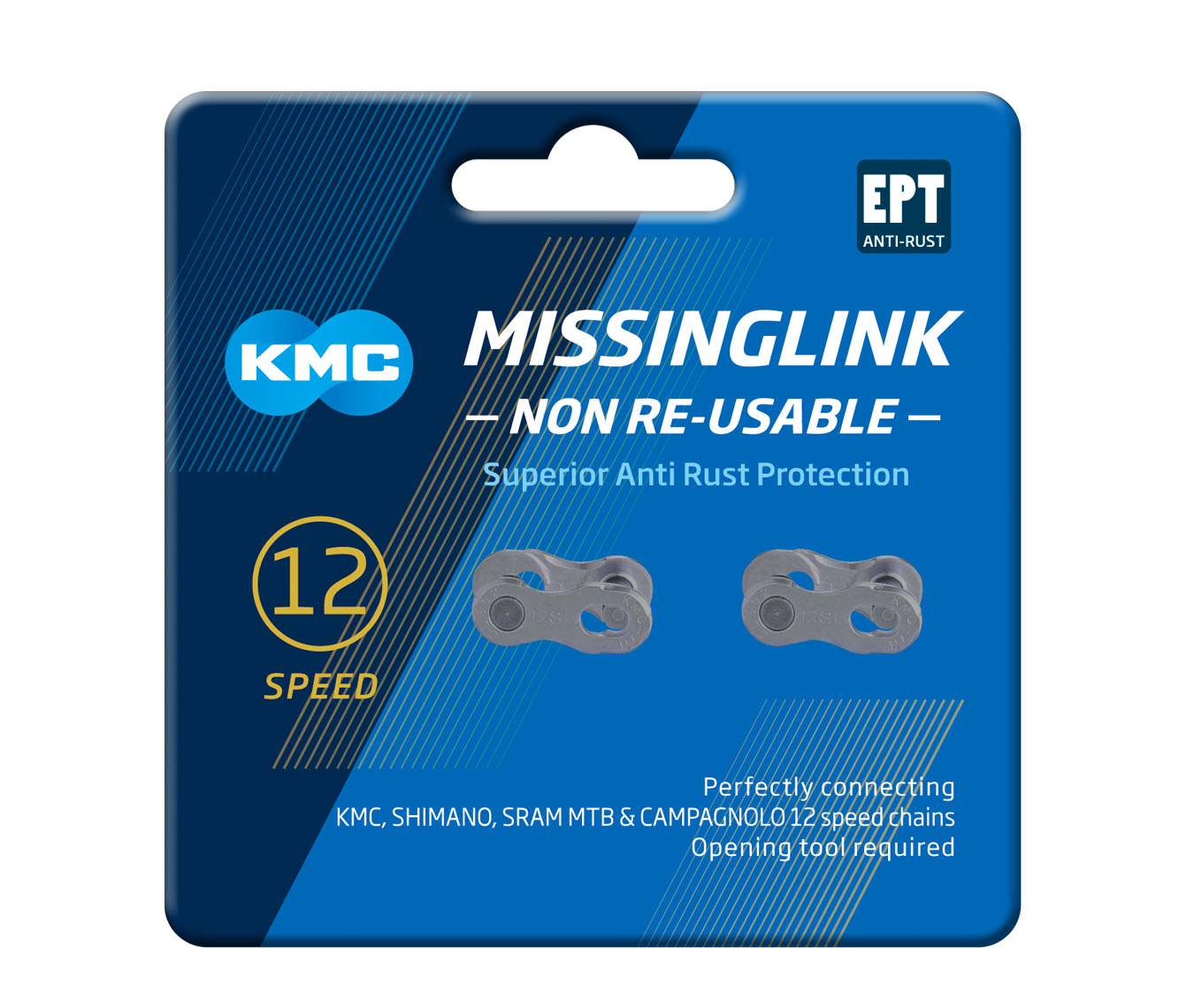 KMC MissingLink 12NR EPT Silver (2ks)
