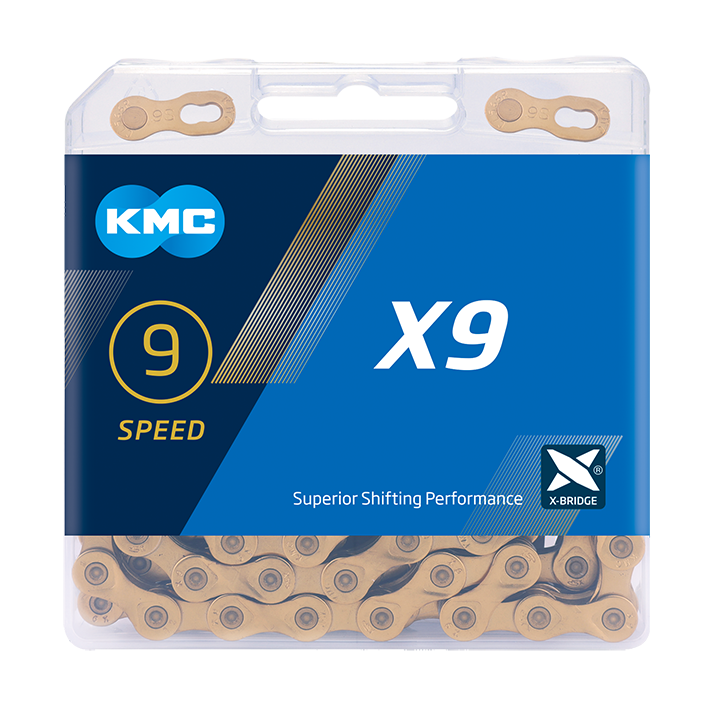 KMC X9 Ti-N Gold 114 článků