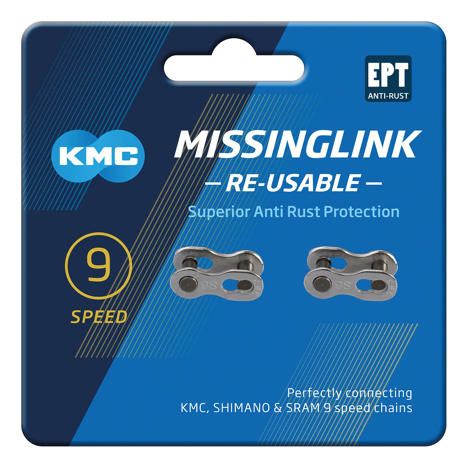 KMC MissingLink 9R Silver EPT (2ks)