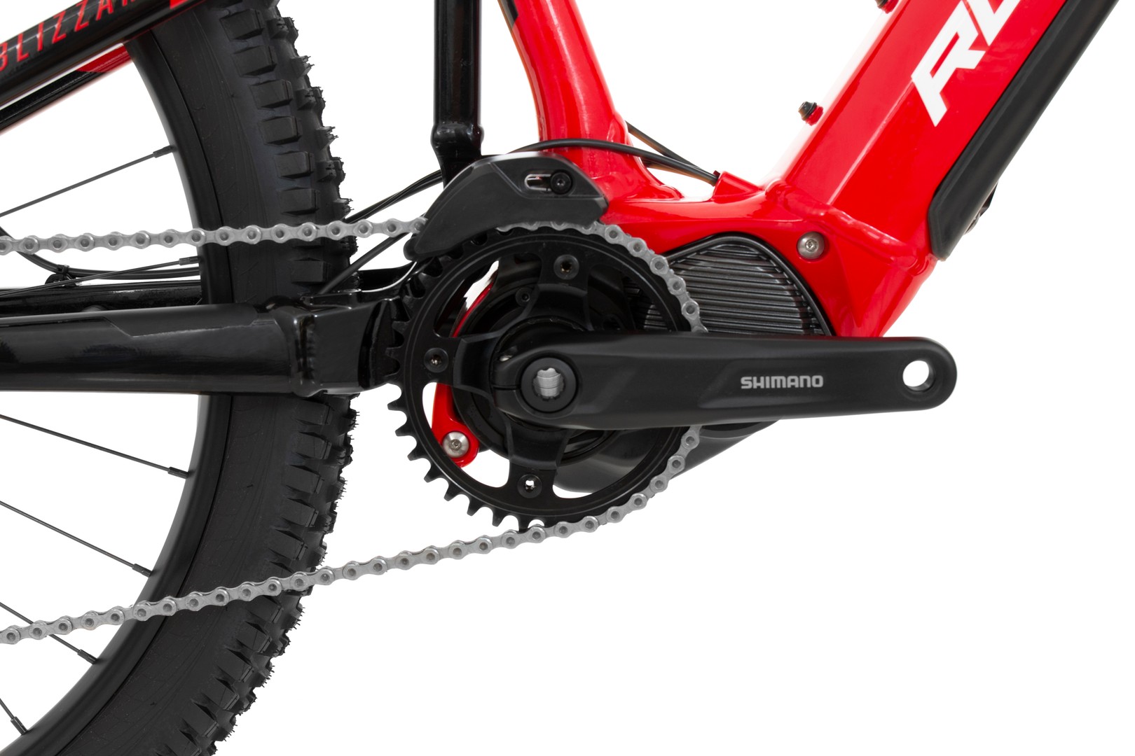 Rock Machine Blizzard e70-297 červená/bílá/černá (165-185 cm)