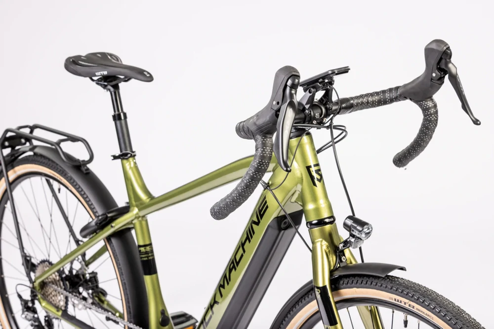 Rock Machine Gravelride e500 Touring khaki/černá (160-185 cm)