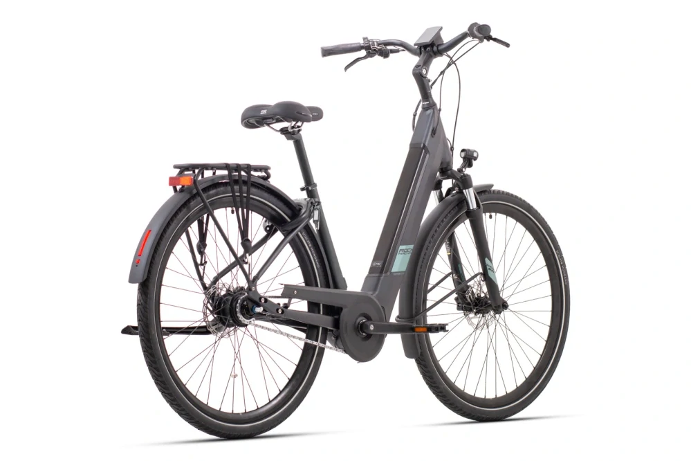 Rock Machine Cityride e250 šedá/oliv (180-200 cm)