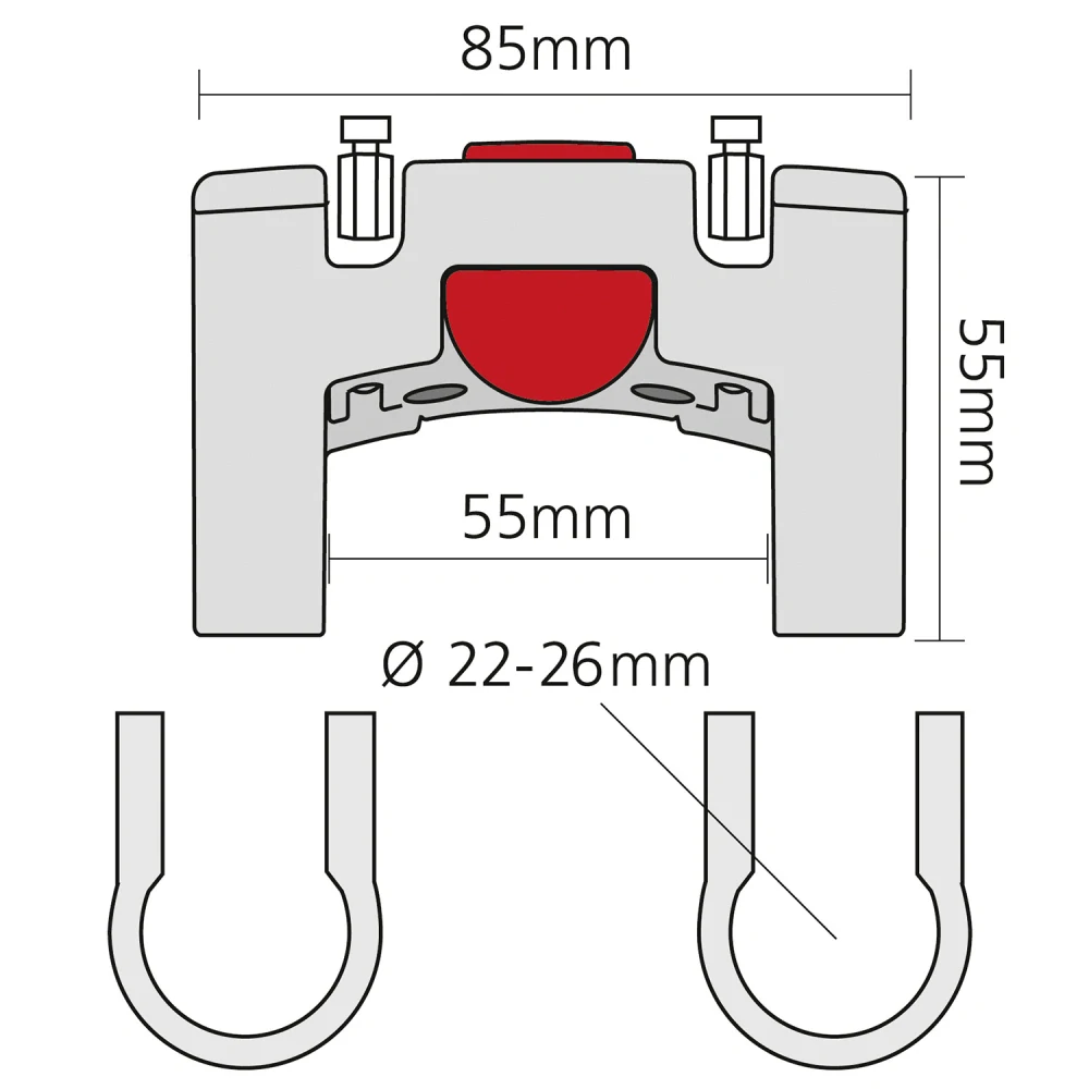 KLICKfix Handlebar Adapter Standard