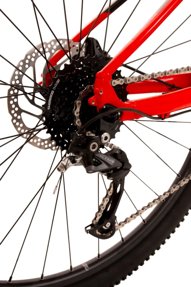 Rock Machine Blizz 30-29 červená/bílá/černá (155-170 cm)