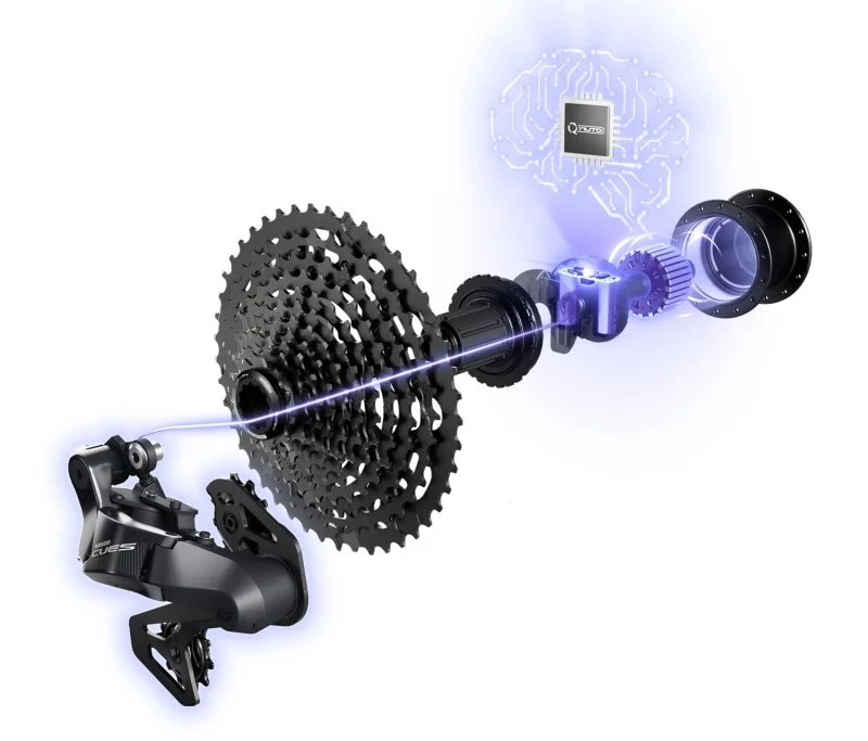 Shimano FH-U6060 142 mm, 32 děr, černá