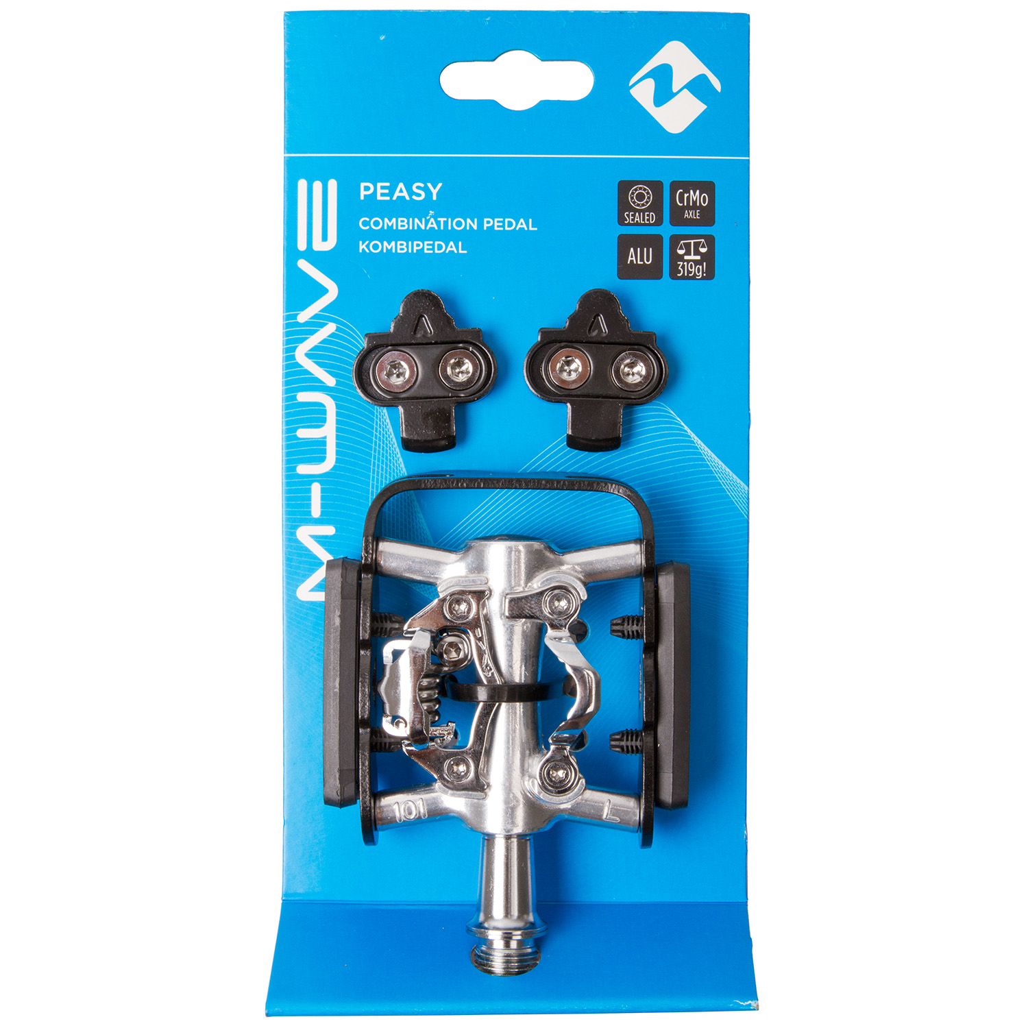 M-WAVE SPD Peasy černé (9/16")