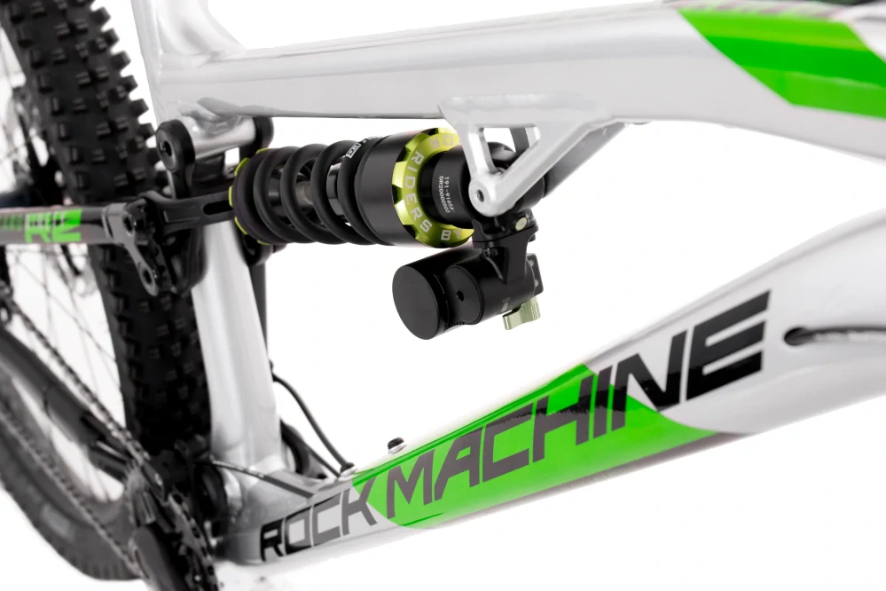 Rock Machine Blizzard 90-297 RZ stříbrná/černá/zelená (165-185 cm)