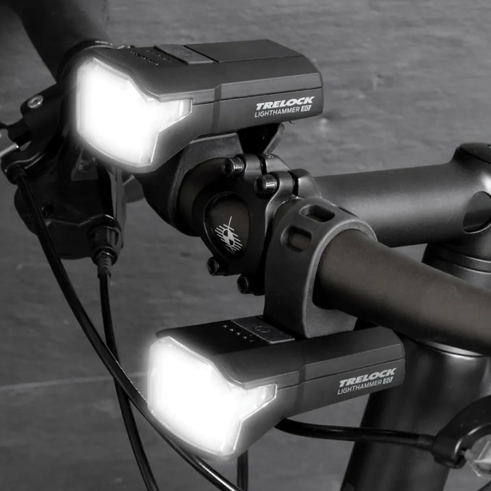 TRELOCK LS 480 Lighthammer 80 Lux Set – Brake light