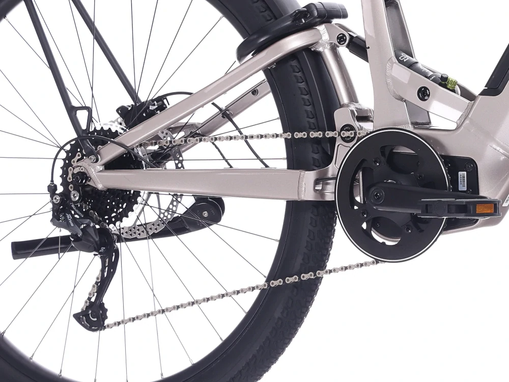 Rock Machine Crossride e450 FS Touring šedá (176–185 cm)