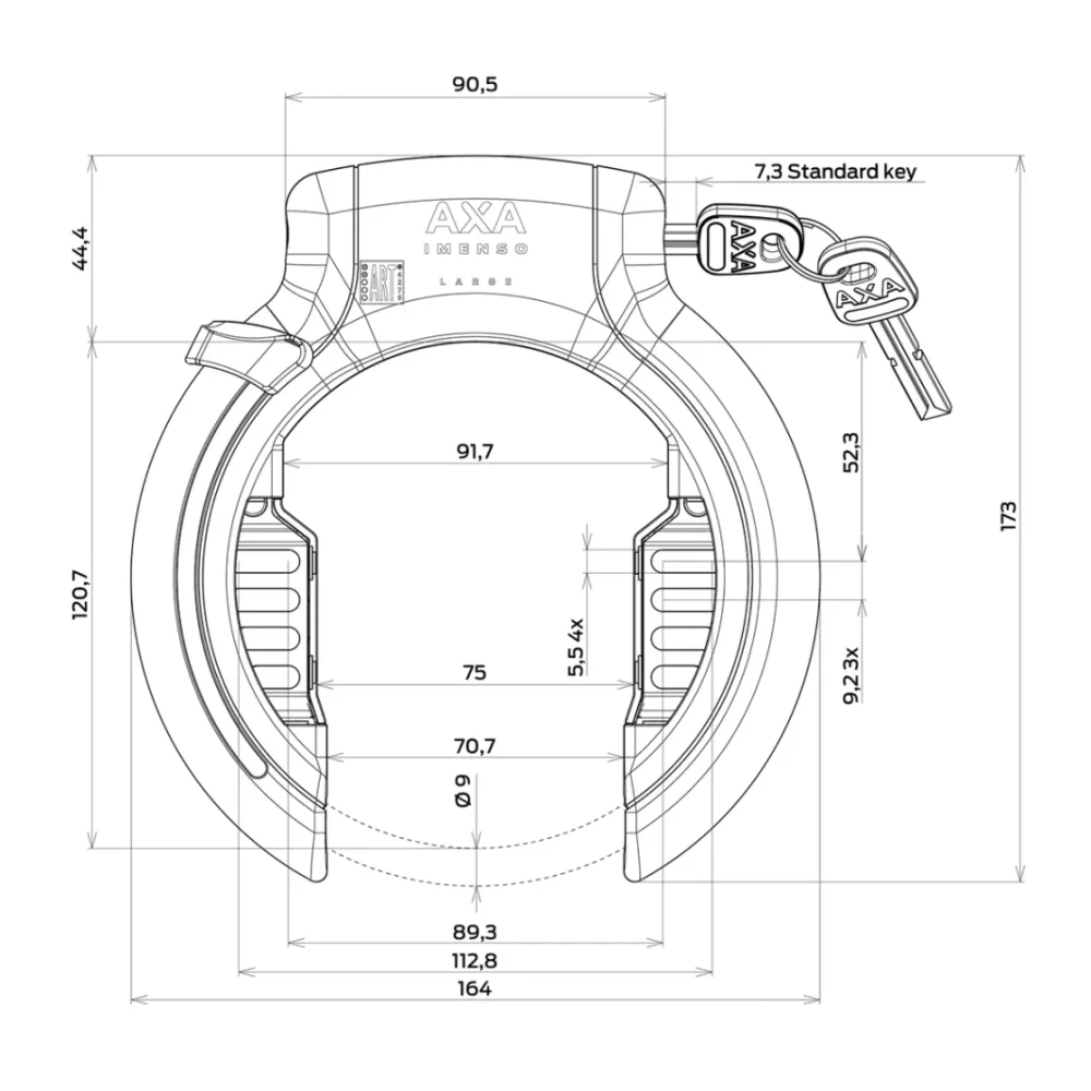 AXA Imenso Large Retractable