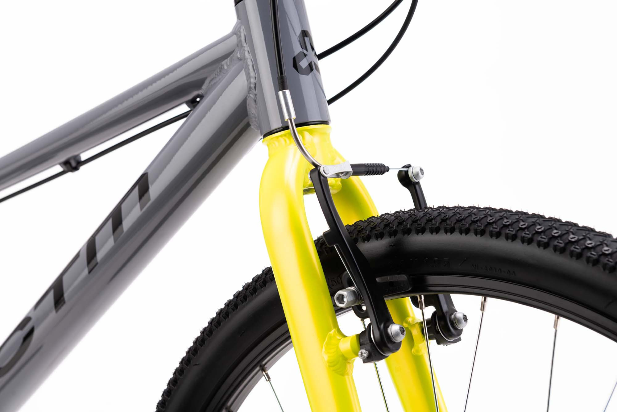 CTM BENNY šedá/limetková (125-145 cm)