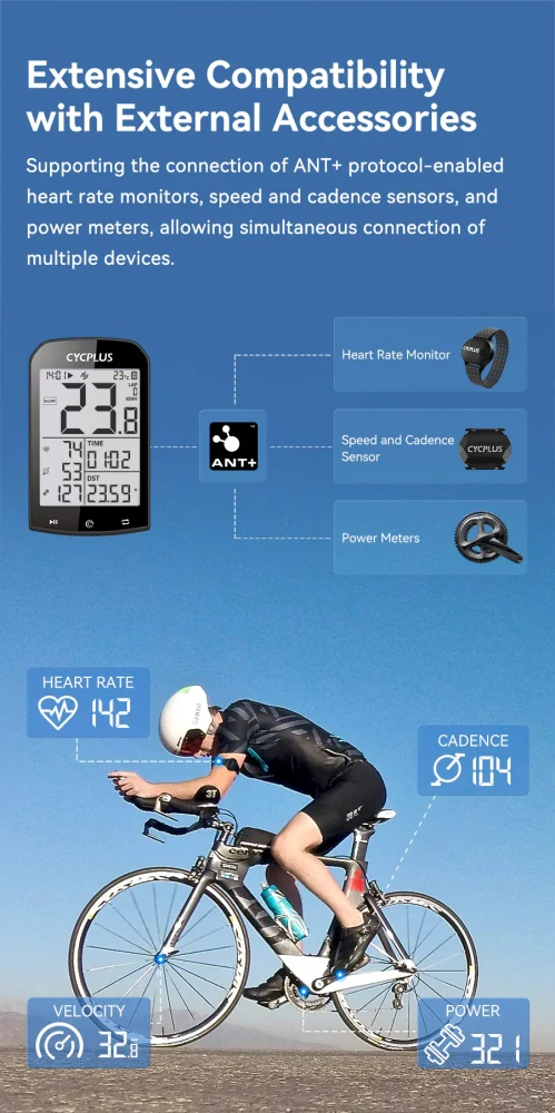 CYCPLUS M1 GPS Bike Computer